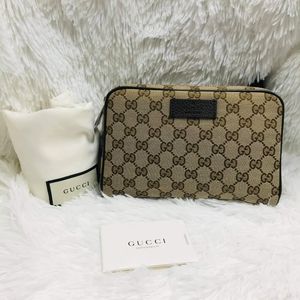 GUCCI BELT BAG CANVAS GG